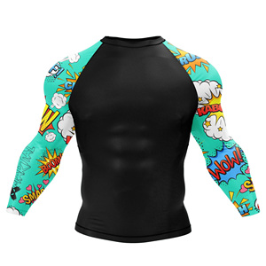 Bjj Mma Jiu Jitsu Design Your Own Custom Printed Rash Guard <b>Women</b> High Quality Long Sleeve Men Swimming Surfing Rash Guard - Product Image 1