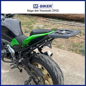 Mbiker Ph Steel Rear <b>Rack</b> and <b>Saddle</b> Bag for Kawasaki Z900 Motorcycle Helmet Bag Made in Vietnam - Product Image 2