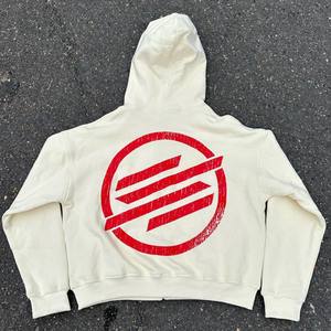 Sudadera con Capucha Extra Grande Personalizada, Ligera, Ecológica, de Algodón Lavado, Estilo Francés, para Hombre, Unisex, Deportiva, Transpirable, Talla Grande - Product Image 6