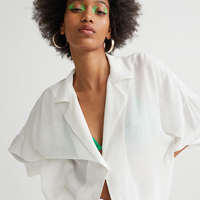Robe chemise décontractée pour femmes grande taille, mode été-hiver, avec détails boutonnés, 100% coton, écologique