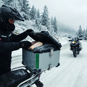 กล่องท้ายมอเตอร์ไซค์อะลูมิเนียมขนาด 45 ลิตร สำหรับการขับขี่ประจำวันและการเดินทาง - Product Image 5