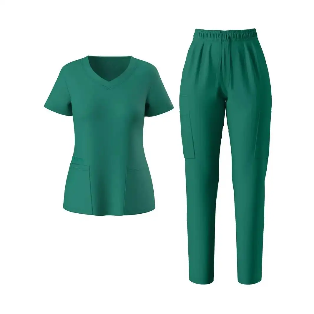 Unisex Scrub Nurse Uniforms from Vietnam Wholesale Medical Scrubs Sets Cheap Price Hospital Uniforms Big Sale-for Export