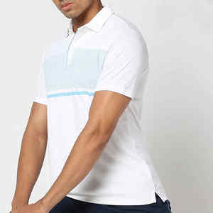 Jersey cómodo activo para hombre de ropa de calle para camisa de talla grande gimnasio único OEM diseño patrón en blanco - Product Image 3