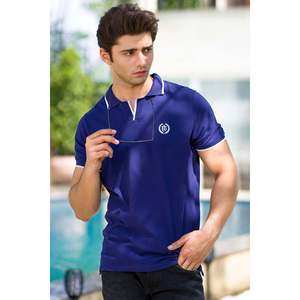 เสื้อโปโล EBRAR รุ่นซัมเมอร์ แขนสั้น ระบายอากาศได้ดี ผลิตจากผ้าฝ้าย โพลีเอสเตอร์ และสแปนเด็กซ์ 100%  ปักลายสัตว์สีเข้ม  แบบเรียบ  ไซส์พลัส - Product Image 3