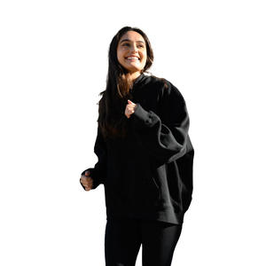 Sudadera con Capucha para Mujer, Transpirable, Textura Suave, Acabado Liso, Ropa Casual para Clima Frío - Product Image 1