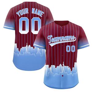 Camiseta de Softbol Personalizada OEM, Uniforme de Venta Caliente, Impresa, Transpirable, de la Mejor Calidad - Product Image 5
