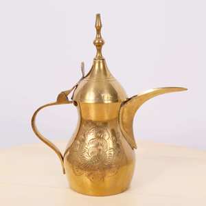 Théière moderne en acier inoxydable plaqué or, écologique, pour la maison, l'hôtel et la restauration - Product Image 1