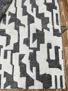 Bohemian Aztec Wool Carpet with Solid Color Loop Pile Flat Weave Eco-friendly High Pile for Home Decor Wholesale Export - Product Image 2