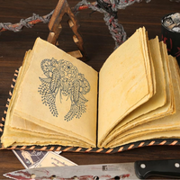 Hocus Pocus livre de sorts Halloween décor livre d'ombres livre de sorts avec serrure sorcière décor effrayant cadeaux et décorations 8x6