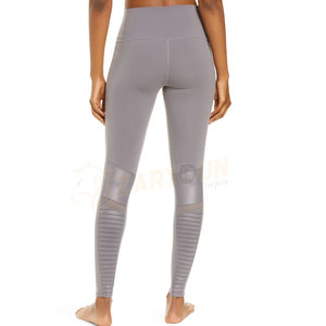 Meilleur pantalon de yoga sport taille moyenne pour femmes Legging de fitness de haute qualité Logo personnalisable Tissu tricoté respirant Style sportif - Product Image 2