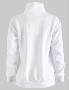 2024 nouveau Design pull à capuche pour femmes Premium lavage à l'acide Technique sweat Zip col montant avant impression poids léger XS - Product Image 2