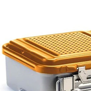 Conteneur stérilisé pour chirurgie dentaire en acier inoxydable de haute qualité, couvercle argenté, instruments de chirurgie hospitalière - Product Image 5