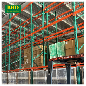 Estante de paleta de lágrima de acero RAL6000 más vendido de BHD Vietnam, estante de gestión de inventario de almacén selectivo - Product Image 5