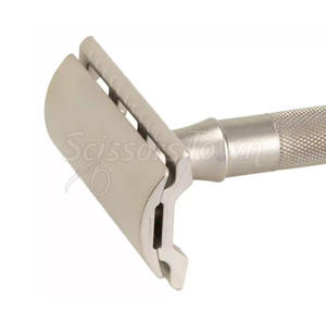 มีดโกนขอบปลอดภัยสองชั้นพร้อมการสร้างแบรนด์ส่วนบุคคลป้องกันสนิมโลหะและผิวแบบพรีเมี่ยม - Product Image 5