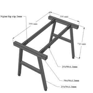 AConcept HBAC001 100x60cm Modern Industrial Design <b>Desk</b> <b>Foldable</b> <b>Office</b> Furniture Assembled Iron Legs for <b>Office</b> Hospital Use - Product Image 6