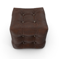 Pouf décoratif/pouf marocain/pouf en cuir Pouf rond Pouf ottoman Pouf Boho Pouf à cheveux Bouffant coiffure Pouf vintage