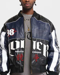 Chaqueta universitaria de diseño personalizado al por mayor para hombre, chaqueta bomber de invierno con cierre de botones y bolsillos interiores Letterman College Baseball - Product Image 6