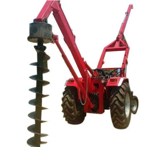 농사용 굴착 기둥 발기 및 하역 기계가있는 헤비 듀티 리어 로더 트랙터 백호 - Product Image 5