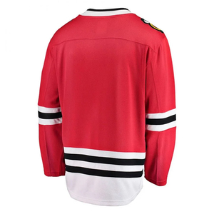 เสื้อเจอร์ซีย์เล่นฮ็อกกี้น้ำแข็งผ้าทอลายทแยงพร้อมคอวีแบบคลาสสิก180 230สำหรับผู้เล่นฮ็อกกี้น้ำแข็ง - Product Image 5