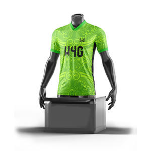 Maillots de football personnalisés pour hommes adultes, équipes universitaires et professionnelles, imprimés par sublimation, 100% polyester, noms et numéros d'équipe personnalisés, séchage rapide - Product Image 4