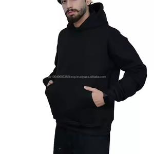 Sudadera de Lujo con Cuello Alto, Sudadera de Algodón Orgánico Grueso de Alta Calidad, Sudadera con Logotipo Personalizado, Sudadera Holgada con Cuello Redondo - Product Image 4