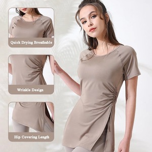 Tallas grandes, algodón/fibra de bambú Venta caliente Diseño Ropa de alta calidad Camiseta de algodón Camisetas de mujer de marca de lujo de gran tamaño - Product Image 3