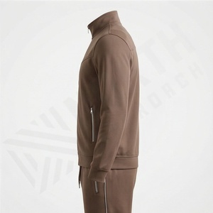 Chándal de Invierno para Hombre con Capucha, a la Moda, de Alta Calidad, Color Sólido, Transpirable, Ligero, Mangas Largas, Color Personalizado 100% - Product Image 3