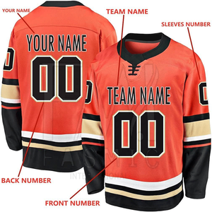 Diseña Tu Propio Logotipo, Jersey de Hockey sobre Hielo Transpirable con Talla Personalizada y Pantalones Cortos, Ropa de Equipo de Alta Calidad para Partidos - Product Image 2
