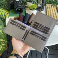 Design spécial en cuir véritable Minimal Men Wallet Différentes options de couleur 100% Leather Premium-De Turquie