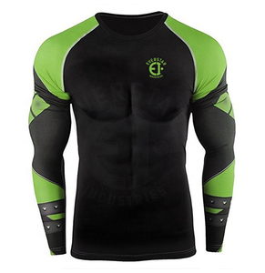 100% Premium Quality Rush Guard Haute Qualité Polyester Spandex Rush Guard Du Pakistan Avec Des Personnalisations - Product Image 1