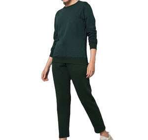 Conjunto Deportivo Informal de Otoño Invierno 2026 para Mujer, 100% Algodón, Dos Piezas, Secado Rápido y Transpirable, OEM ODM - Product Image 3