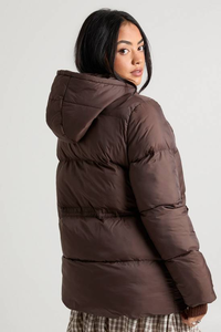 Chaquetas Acolchadas Transpirables de Punto de Manga Larga para Mujer, con Capucha, Cálidas, Casuales, Talla Grande - Product Image 2