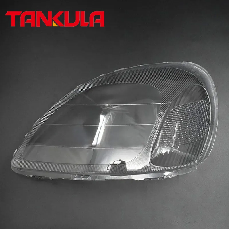 Cubierta transparente para lente de faro delantero de Toyota Yaris, piezas de Auto, precio de fábrica, 1999, 2000, 2001, 2002