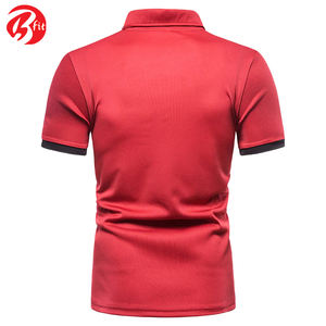 Impression par transfert de chaleur vêtements d'extérieur nouveau Style respirant 100% coton polos superbe qualité hommes portent des polos - Product Image 6