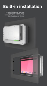 Integrado 21,5 pulgadas mental RK3568 IP65 RJ45 Android 11 computadora táctil Tablet AIO industrial todo en una PC - Product Image 2