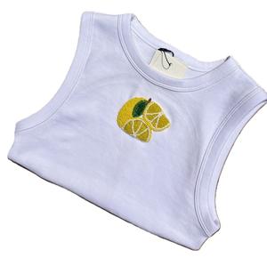 เสื้อลูกปัดลายปลาดีไซน์แบบปักลายเสื้อกล้ามใส่ลำลองฤดูร้อนปักลูกปัด - Product Image 6