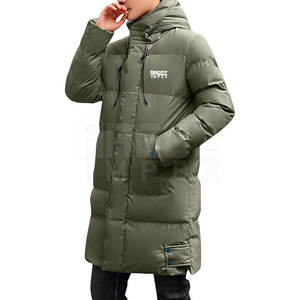 Made In Pakistan <b>Men</b> Puffer <b>Long</b> Winter <b>Jacket</b> Casual Wear Breathable Lightweight <b>Men</b> Puffer <b>Long</b> <b>Jackets</b> - Product Image 3