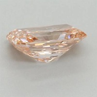 Anillo de Compromiso con Diamante Cultivado en Laboratorio, Corte Radiante Brillante, 1.00 Ct, Color Rosa Fantasía, Certificado IGI, Claridad VS, Diamante Personalizado