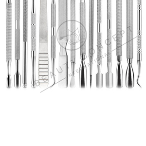 Empujador de cutículas de piel muerta de acero inoxidable para eliminar uñas, juegos de empujador de cutículas de uñas de doble extremo ambiental por concepto de belleza - Product Image 6