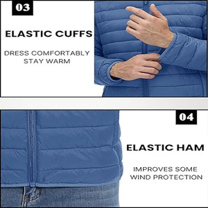 Chaqueta Acolchada Personalizada para Hombre, Estilo Burbuja, con Logotipo y Opciones de Talla, Venta Caliente 2026 - Product Image 4