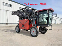 Pulvérisateur agricole 2000 litres fumigateurs automoteurs tracteur à flèche de 40 mètres pulvérisateur de maïs et de riz avec CE
