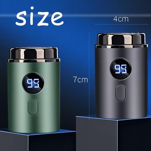 Afeitadora Eléctrica Inalámbrica USB de Doble Cuchilla, Resistente al Agua IPX7, Compacta, para Viajes, para Hombres y Mujeres, Aplicación RV, con Batería - Product Image 2