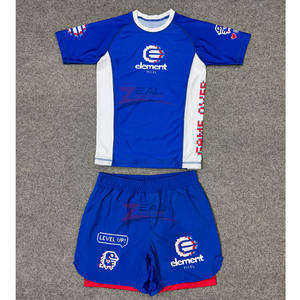 Conjuntos de Rashguards y Shorts de MMA Personalizados sin Gi, Impresión por Sublimación, Conjuntos de Rashguards y Shorts de BJJ y MMA Hechos en Pakistán - Product Image 1