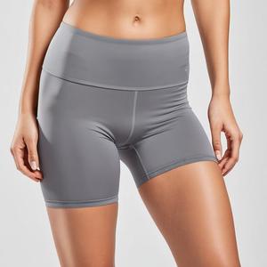 Pantalones cortos de gimnasio transpirables para mujer con decoración de patrón Arco y botón Pantalones cortos de entrenamiento de fitness que absorben la humedad - Product Image 6