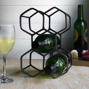 Metal Wine Bottle Stand Rack Beer Rack Countertop Bottle Caddy Bottle Stand Best Quality And Tableware Decorate - Product Image 5