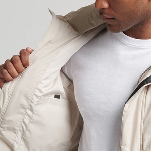 Veste d'hiver matelassée à capuche pour homme, vêtements de rue, impression, manteaux d'hiver matelassés pour homme, veste matelassée à bulles - Product Image 4