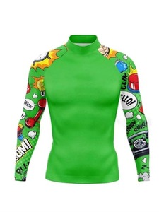 Men's Swimming Rash Guard T Shirts Men Long Sleeve Quick Dry Surfing Suit Beach <b>Uv</b> Protection Diving Surfing Rash Guard <b>Swimwear</b> - Product Image 2