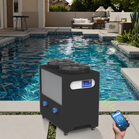 Equipo de Refrigeración Profesional de 10HP para Piscinas, Enfriador de Agua Fría con Bomba de Calor, Filtro, UV y Ozono