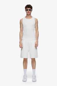 กางเกงขาสั้นสตรีทแวร์ทรงฮิปสเตอร์แบบสั่งตัดได้ ดีไซน์วินเทจ พร้อมเชือกผูกเอวแบบยางยืด ผลิตในปากีสถาน สำหรับผู้ชาย - Product Image 3