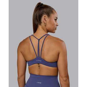 Sujetador Deportivo Agile - Estampado Future Dusk, Sin Costuras, Acolchado, para Yoga, para Mujeres Activas, Tallas Grandes, Ligero, Transpirable, Spandex, XS-XL - Product Image 1